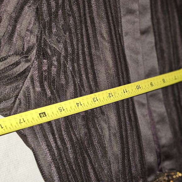 KAREN LAWRENCE BY MATTHEW DRESS Size 6 Chocolate Brown Silk/Lace Gown and Jacket - Picture 7 of 16